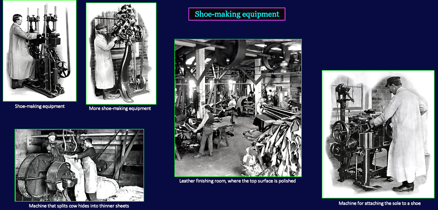 Shoe-making equipment, 1920s
